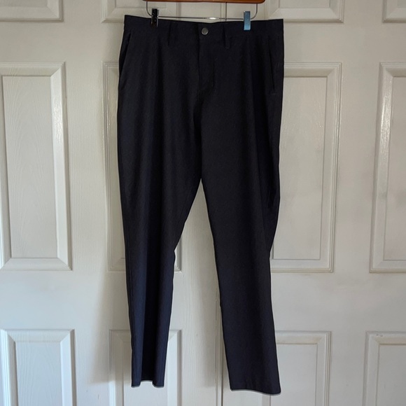 Zella Pants Z By Zella Charcoal Gray Career Pants Poshmark